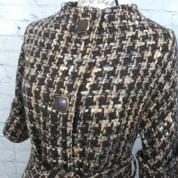 KATE SPADE Annie Wool Blend Belted Jacket Sz 2 - Picture 6 of 8